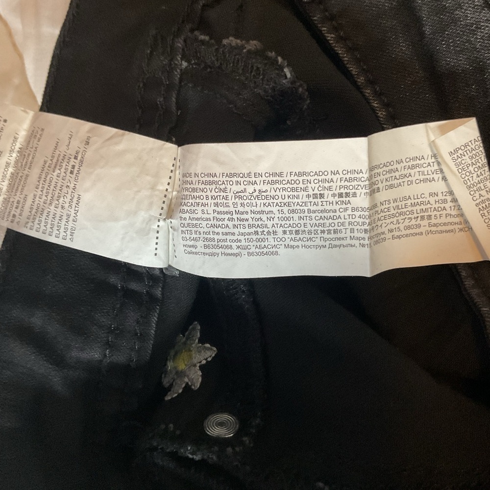 Desigual Black Pants with Gold Detailing - Picture 2 of 11